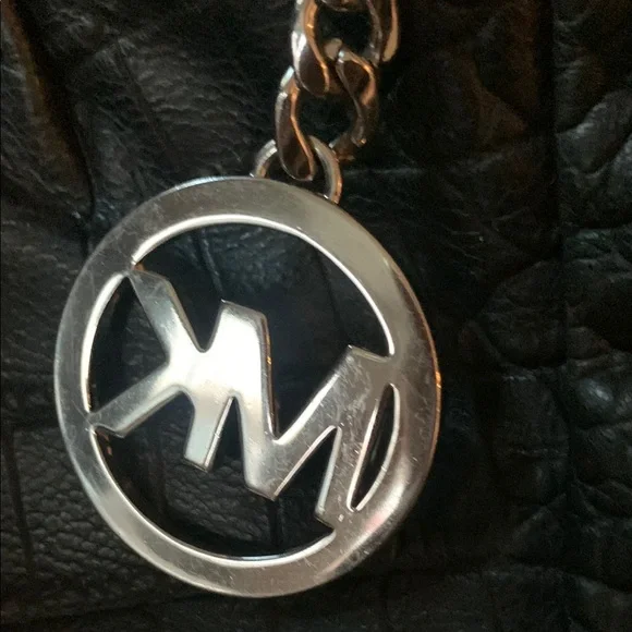 Michael Michael Kors Black Croc-Embossed Bag - Picture 7 of 16